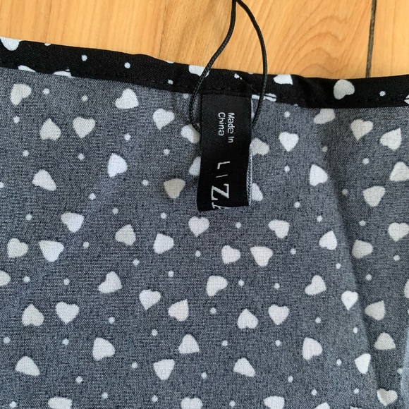 Zaful Heart Ruffle Cami Mini Dress black - Picture 5 of 5